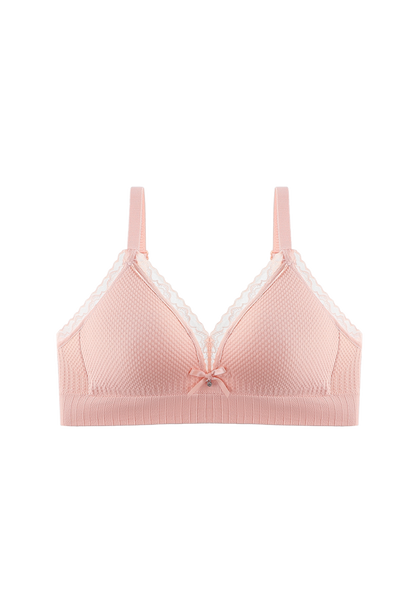 Lace Trimmed Soft Comfort Bra