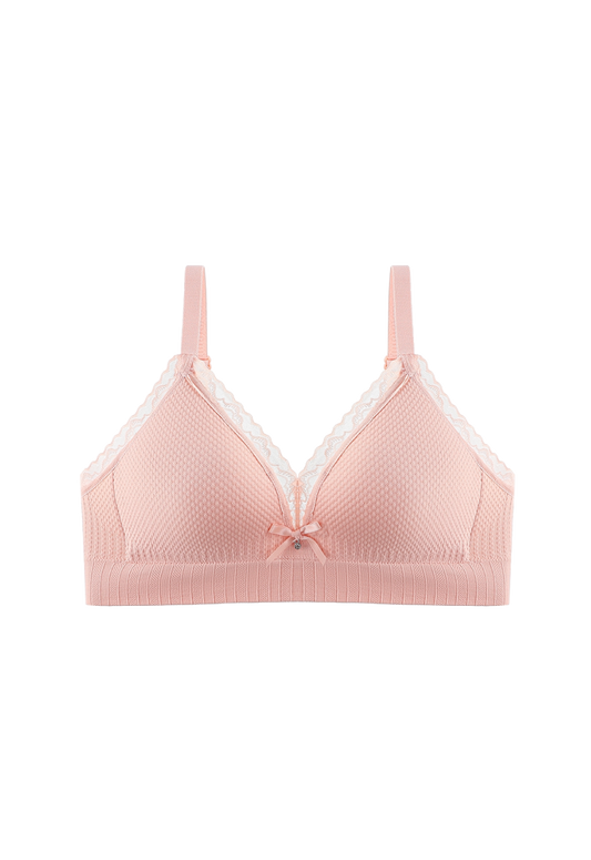 Lace Trimmed Soft Comfort Bra