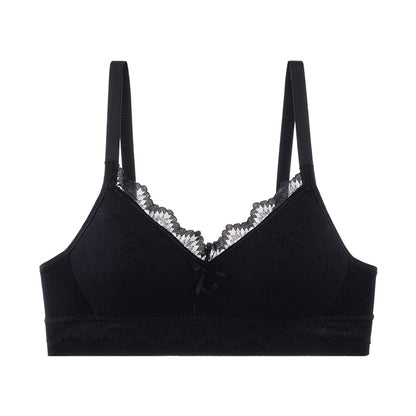 Black bra focused on providing ultimate support, enhancing shape, and reducing side bulge.