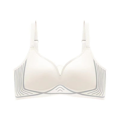 White strong and comfortable supportive push-up bra made by ucharm