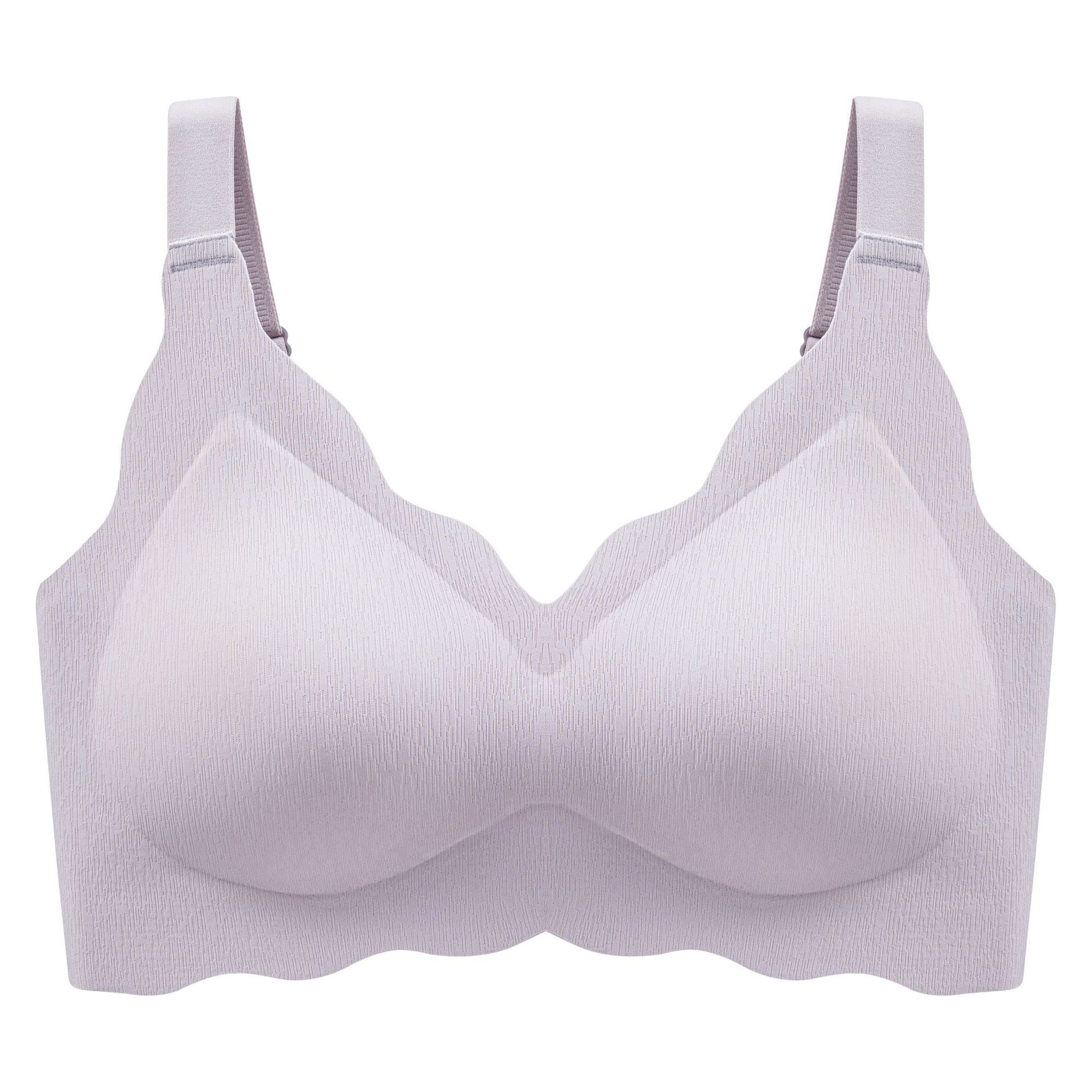 Breast minimizer wireless bra with thick straps by ucharm bras