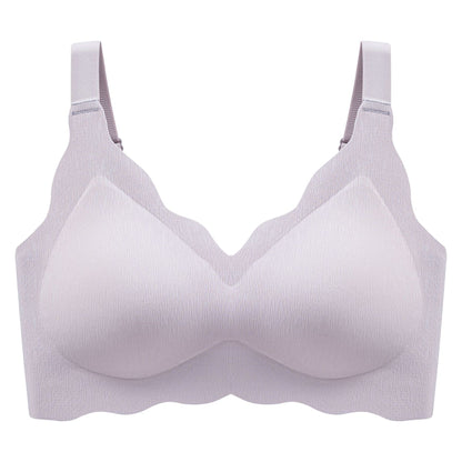 Breast minimizer wireless bra with thick straps by ucharm bras