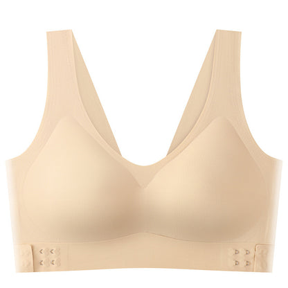 Cross-Back Side-Closure Bra