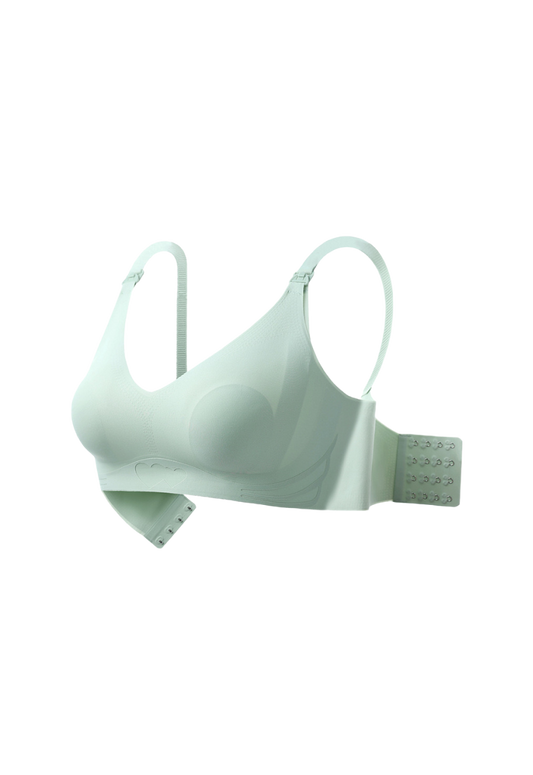 Ultra-Thin Fixed Cup Nursing Bra-Large Size