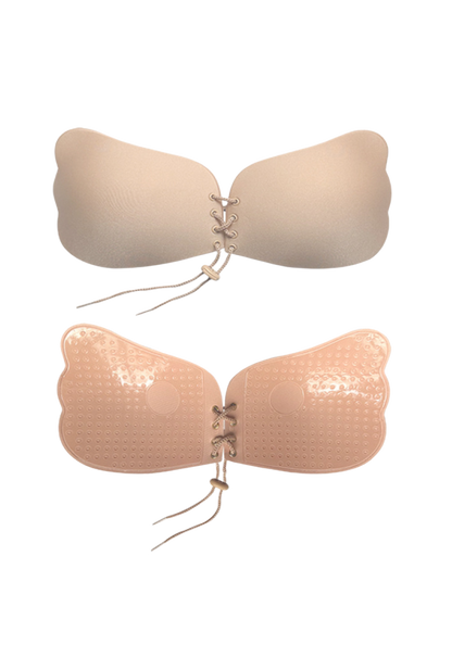 Strapless stick on bra