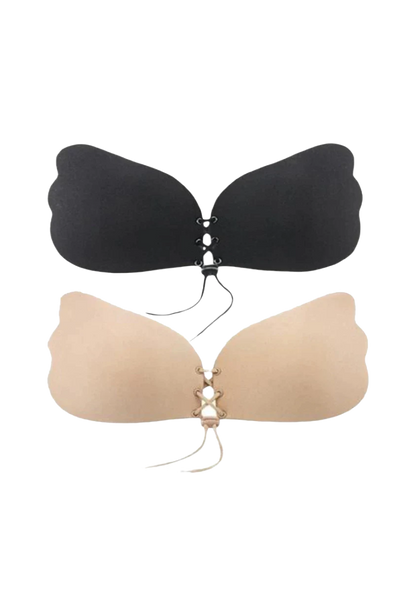 Strapless stick on bra